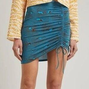 Paloma Wool pie mini skirt in teal